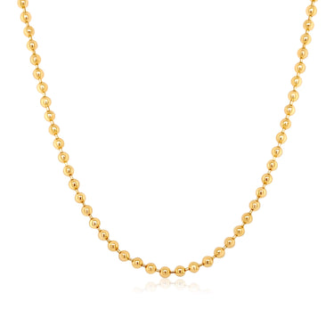 Gold Small Beaded Necklace